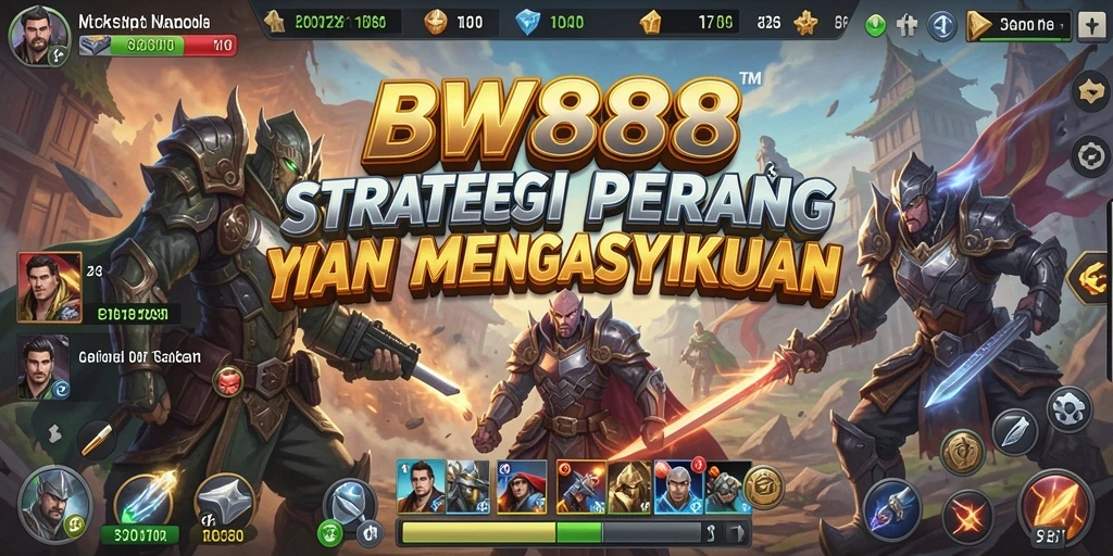 Tangkapan layar gameplay BW888 yang menampilkan strategi pertempuran yang mendebarkan.