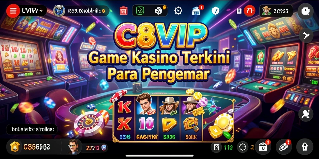 Gameplay menarik dari aplikasi C8VIP dengan fitur kasino terbaik.