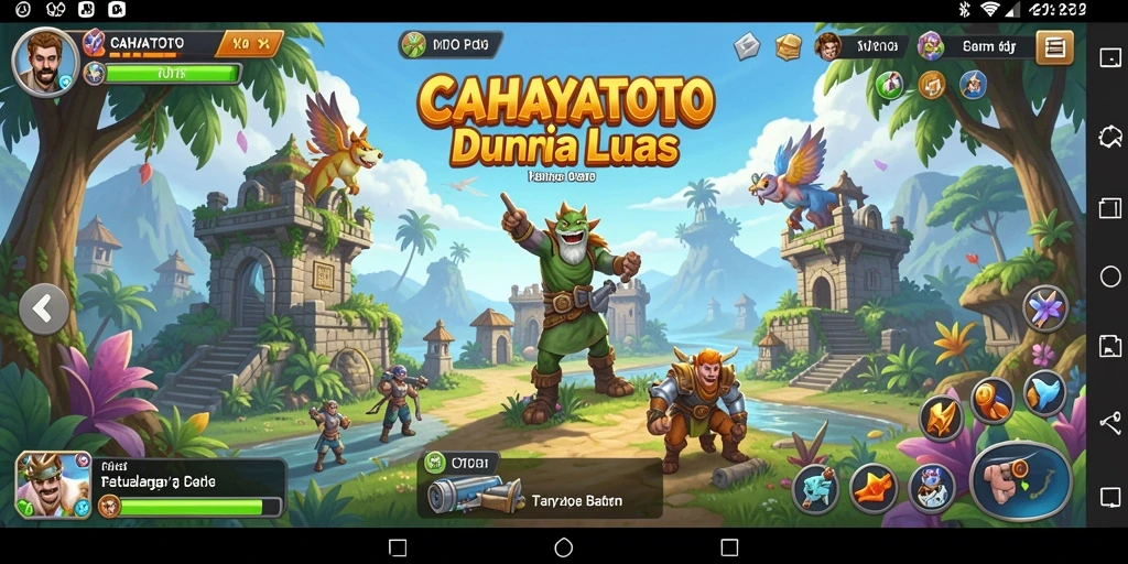 Tampilan gameplay Open World yang menakjubkan di CAHAYATOTO.