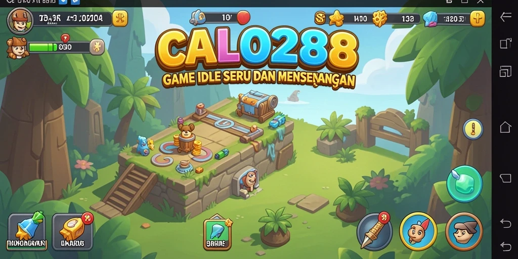 Screenshot gameplay CALO288 menunjukkan karakter yang sedang bertarung.