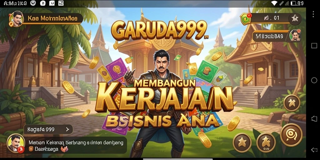 Tampilan gameplay GARUDA999 yang penuh aksi dan strategi.