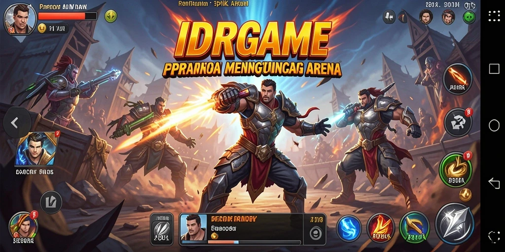 Screenshot utama IDRGAME menunjukkan aksi pertarungan yang intens dan mendebarkan.