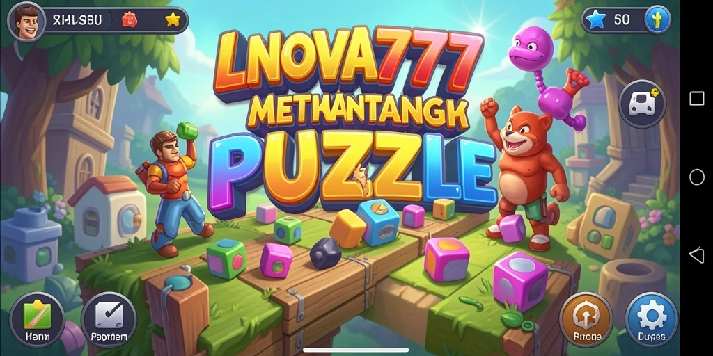 Tampilan gameplay LNOVA777 yang menarik dengan berbagai teka-teki seru.