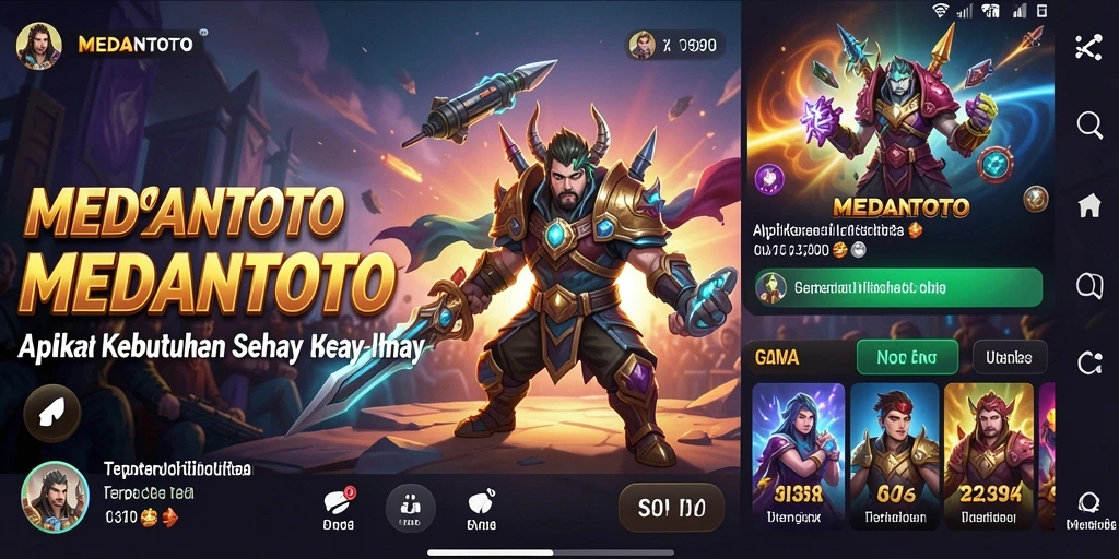 Tampilan screenshot MEDANTOTO yang menampilkan antarmuka pengguna yang menarik.