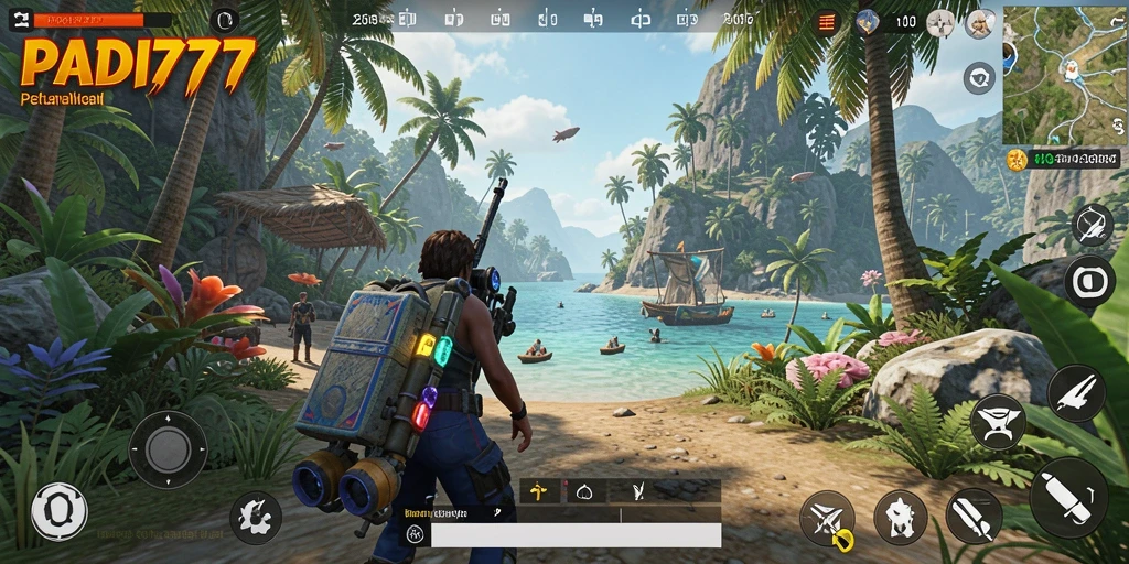 Gameplay PADI777 yang menampilkan dunia terbuka yang luas dan interaktif.
