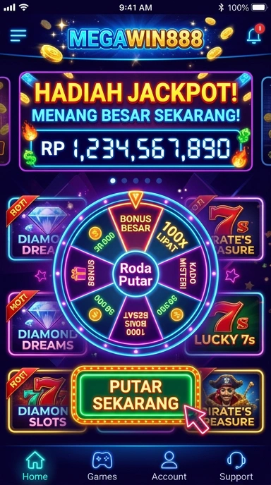 Proses pengunduhan yang cepat dan aman dengan megawin888.